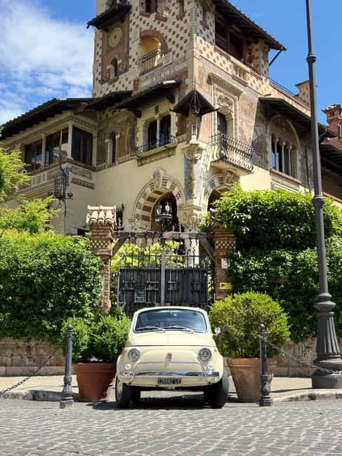 Rome by Fiat 500: Guided Sightseeing Tour by VintageFiat 500 - Circus Maximus and the Aventine view