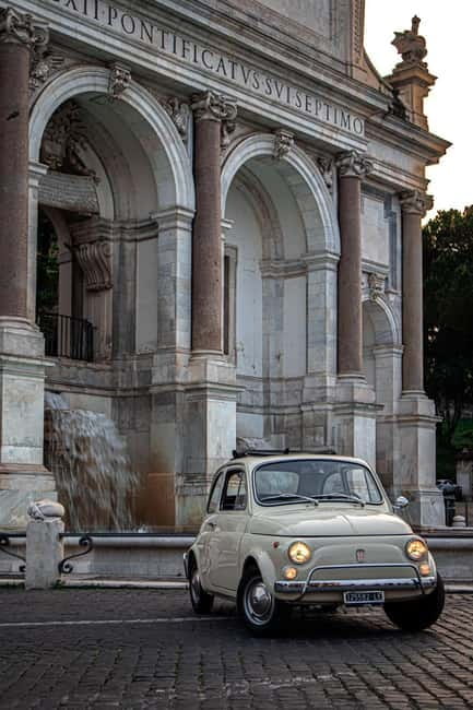 Rome by Fiat 500: Guided Sightseeing Tour by VintageFiat 500 - Trastevere, the Mouth of Truth, and central Rome