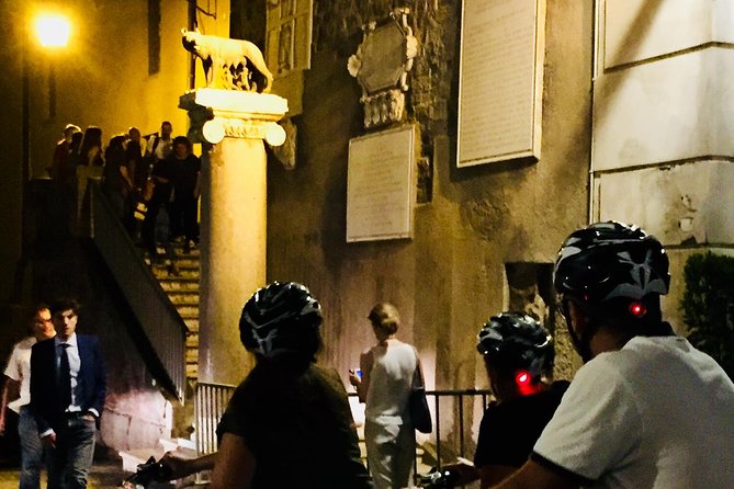 Rome by Night - Ebike Small Group Tour - Food and Wine (Option) - Finishing beside the Colosseum