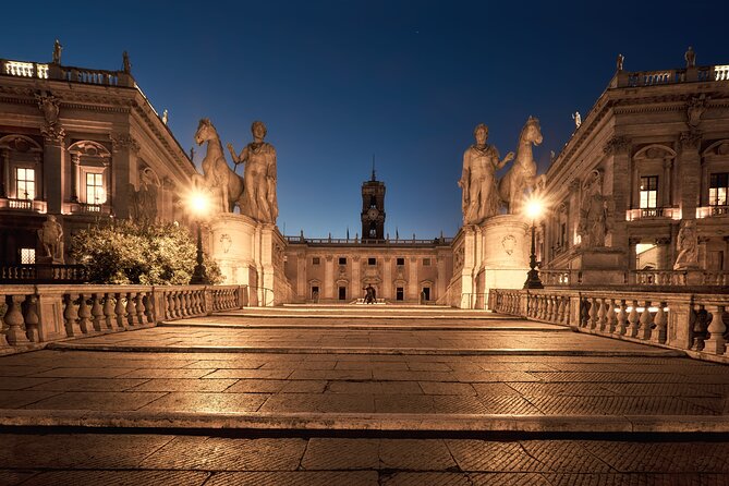 Rome by Night: Golf Cart Tour - Piazza del Campidoglio and Michelangelo’s design
