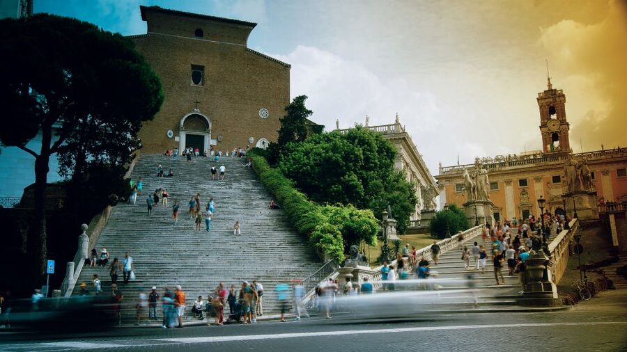 Rome: Capitoline Museums Experience with Multimedia Video - The museum buildings are part of the experience
