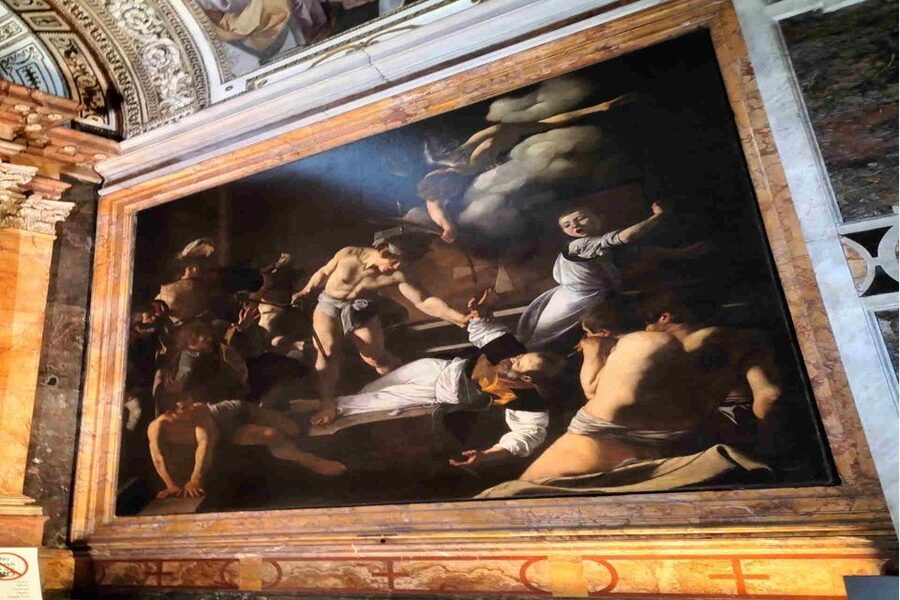 Rome: Caravaggio and Baroque Art Private Guided Tour - Passing the Pantheon on the way to Piazza Navona