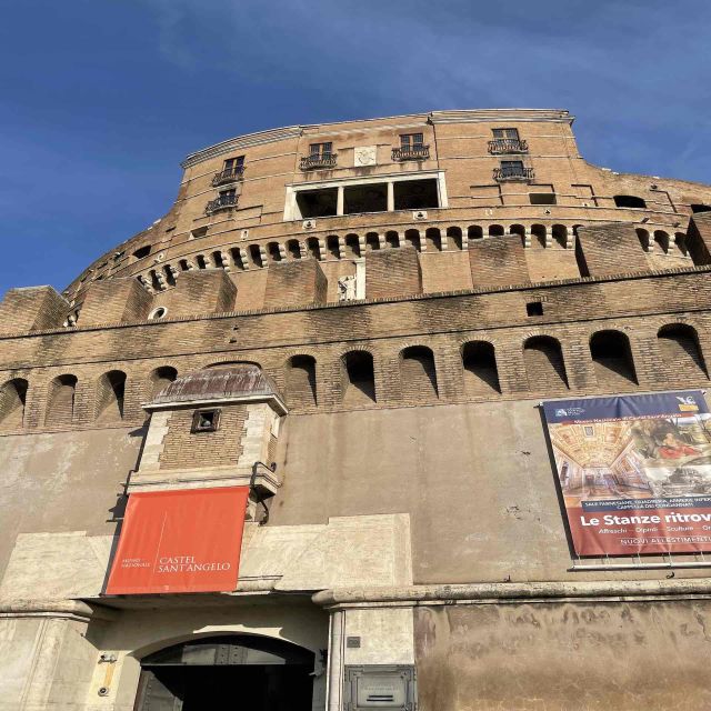 Rome: Castel Sant'Angelo Tour With Skip-the-line Access - The terrace and Rome from above