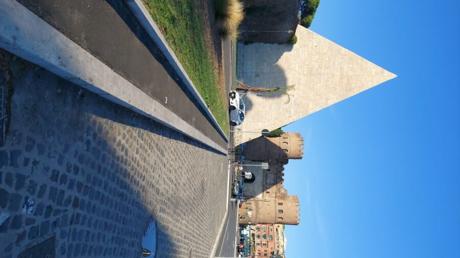 Rome: Catacombs and Appian Way Golf Cart Small-Group Tour - The Colosseum and Baths of Caracalla from the cart