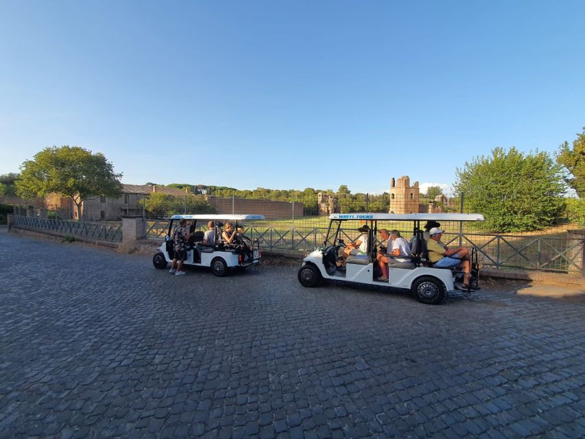 Rome: Catacombs and Appian Way Golf Cart Small-Group Tour - Starting near Termini and meeting your guide
