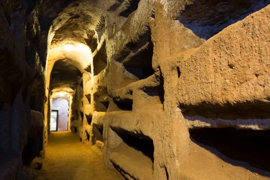 Rome: Catacombs of Saints Marcellino and Pietro Guided Tour - What the 30-minute tour is like