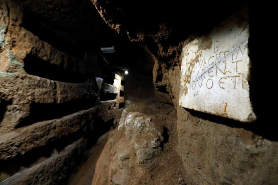 Rome: Catacombs Underground Tour, Ticket, and Transfer - Meeting near the Colosseum and riding to the Appian Way