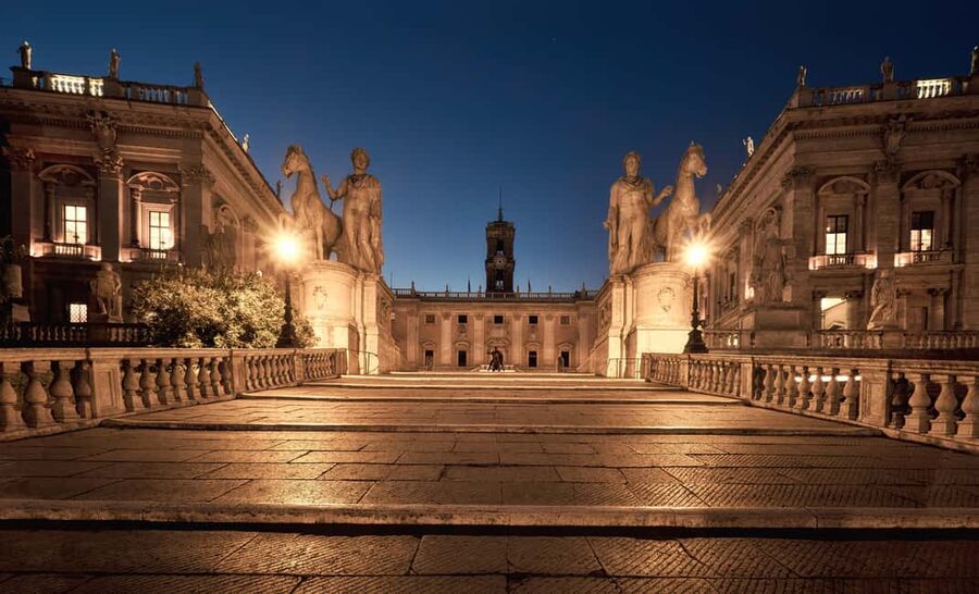 Rome: City Golf Cart at Night Tour - The Colosseum closes the route with Rome’s big image