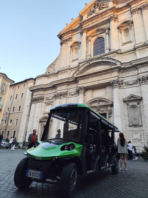 Rome: City Highlights Golf Cart Tour with Aperitivo - The Mouth of Truth and Piazza Venezia
