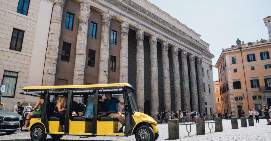 Rome: City Highlights Golf Cart Tour with Local Guide - Tossing a coin at the Trevi Fountain