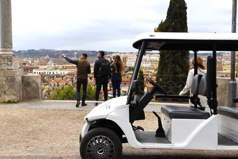 Rome: City Highlights Golf Cart Tour - The Colosseum from a practical distance