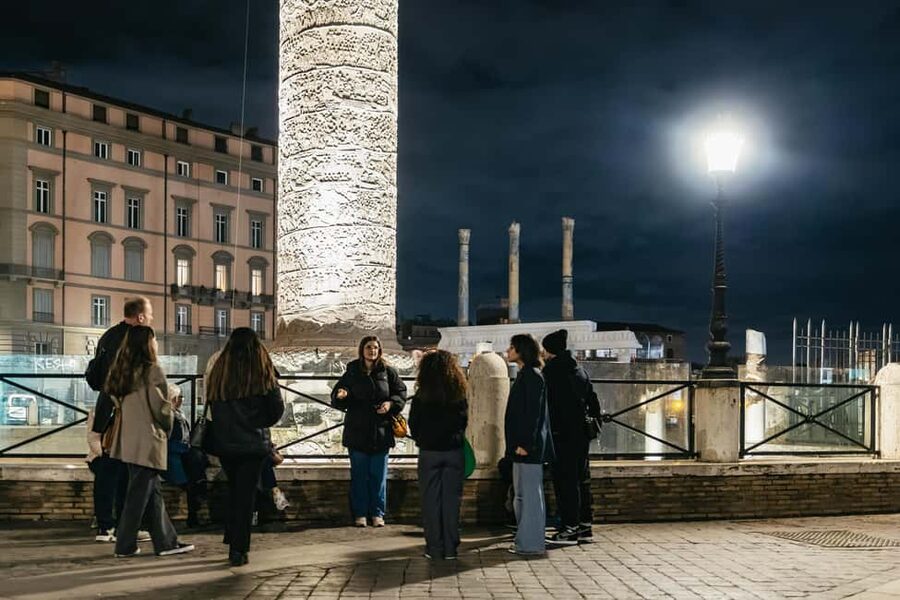 Rome: City Highlights Moonlight Walking Tour - Finishing beside the Colosseum