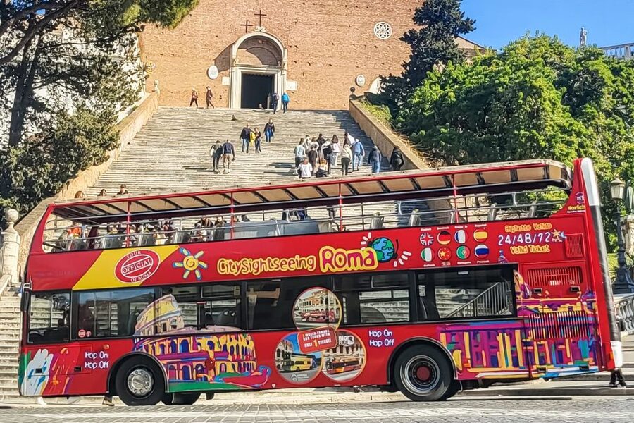 Rome: City Sightseeing Hop-on Hop-off Bus with Audioguide - The Colosseum and Circus Maximus