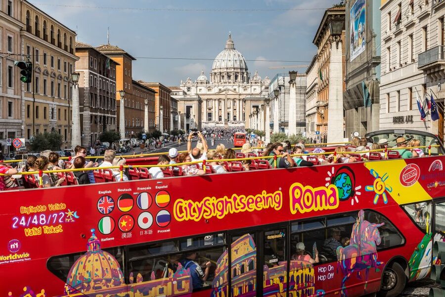 Rome: City Sightseeing Hop-on Hop-off Bus with Audioguide - Piazza Navona and the Vatican