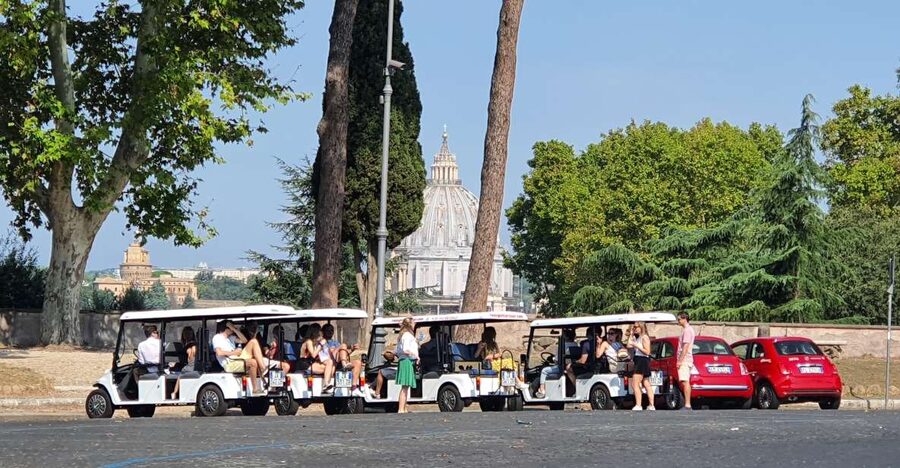 Rome: City Tour by Golf Cart with Gelato - The route: Rome’s famous center in one sweep
