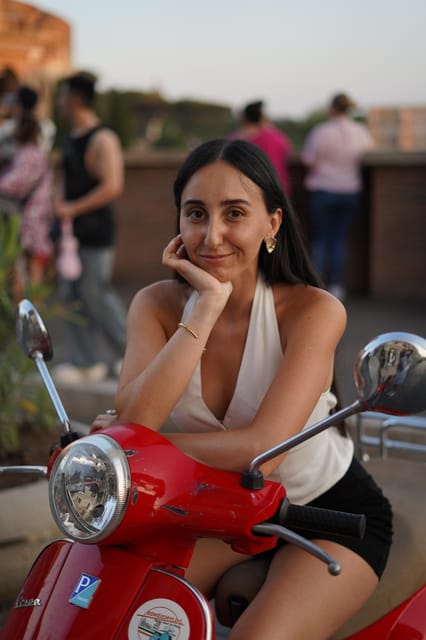 Rome: City Tour by Vespa with Aperol Spritz - Acqua Paola brings a grand fountain into view