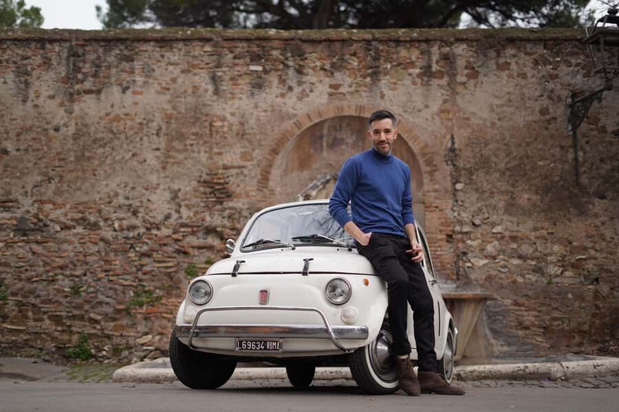 Rome: City Tour in a Retro Fiat 500 with Photo Stops - Acqua Paola brings the grand photo backdrop