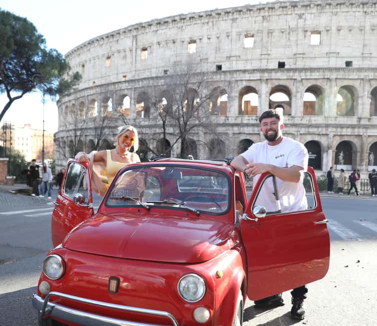 Rome: City Tour in a Retro Fiat 500 with Photo Stops - Who should book the Fiat 500 ride