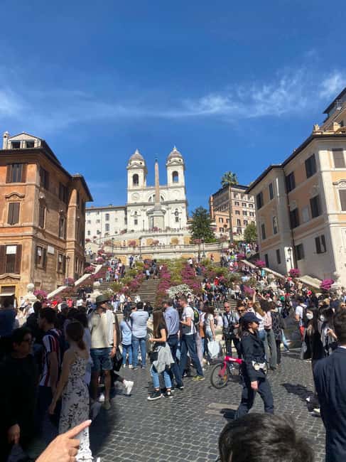 Rome: City walking tour. the beauty. - Spanish Steps and the art of lingering