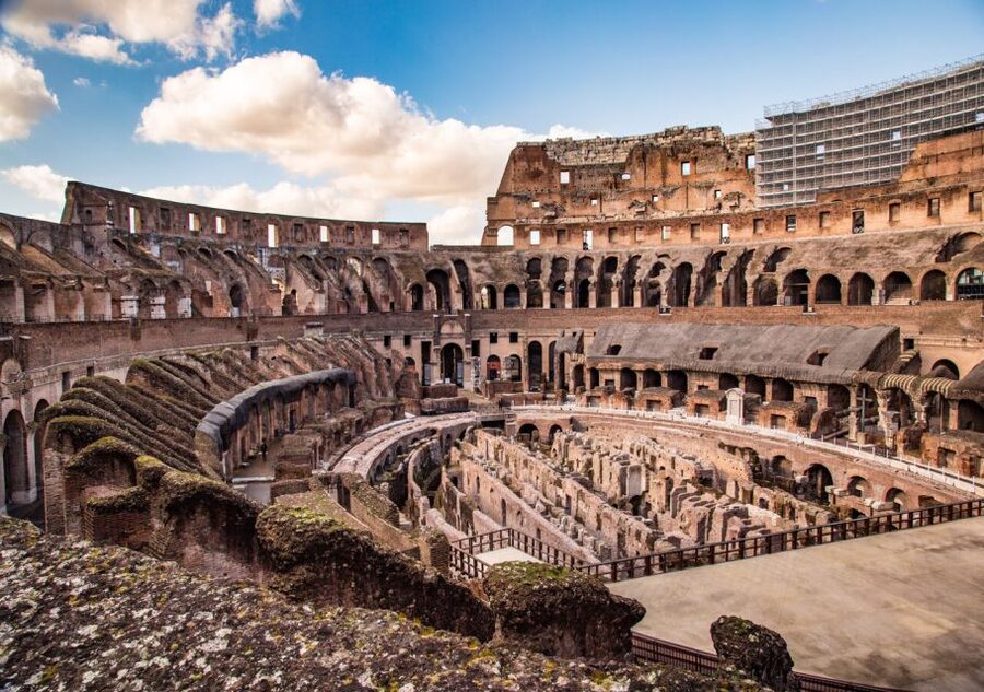 Rome: Colosseum Arena Access and Ancient Rome Guided Tour - Palatine Hill and the imperial view