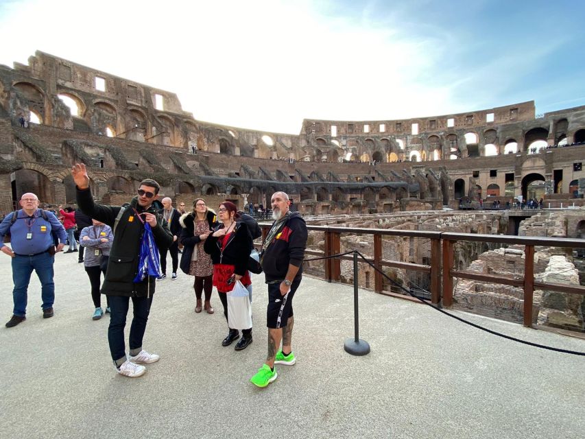 Rome: Colosseum Arena Guided Tour, Forum & Palatine Option - Entering the Colosseum and Arena Floor