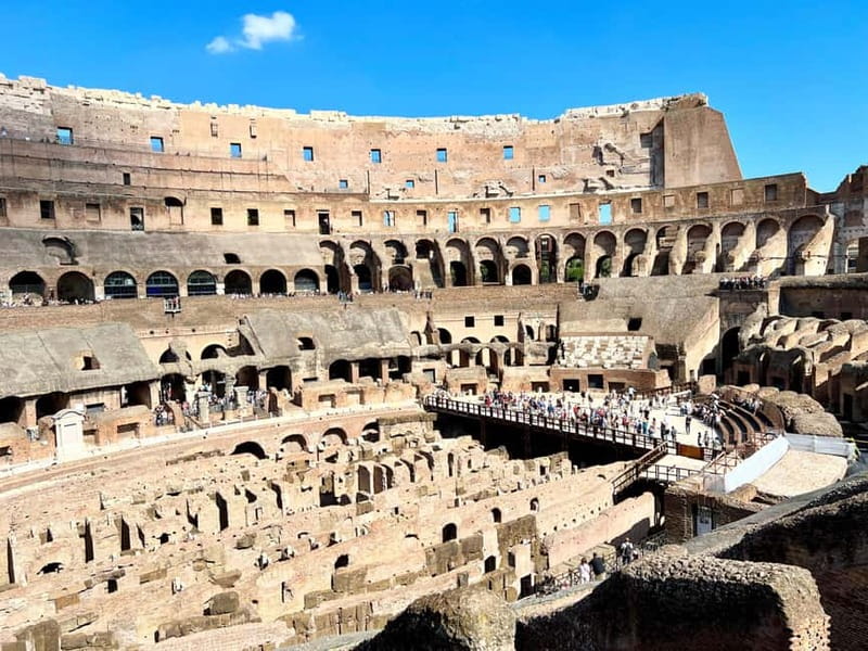 Rome: Colosseum Arena Guided Tour, Forum & Palatine Option - Walking through the Roman Forum