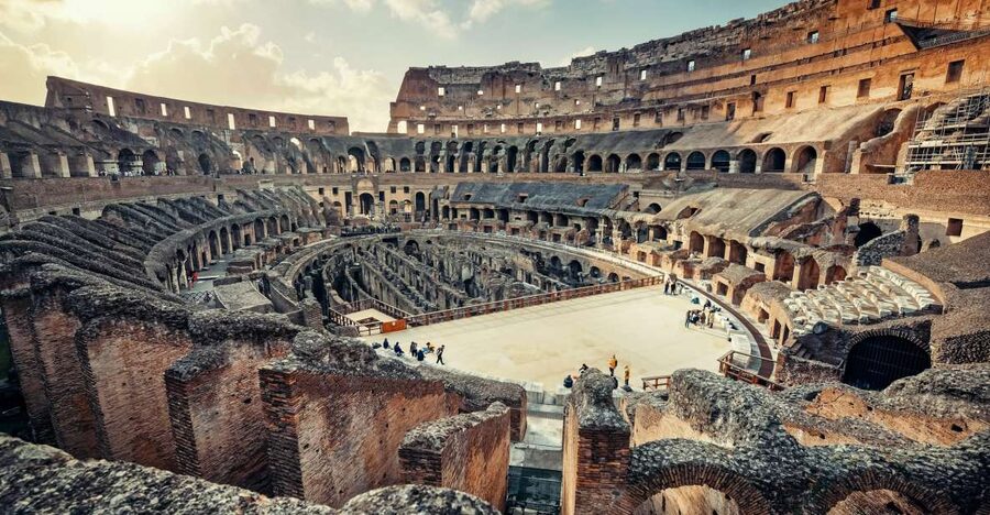 Rome: Colosseum Arena, Palatine Hill & Forum Guided Tour - Walking Through the Roman Forum