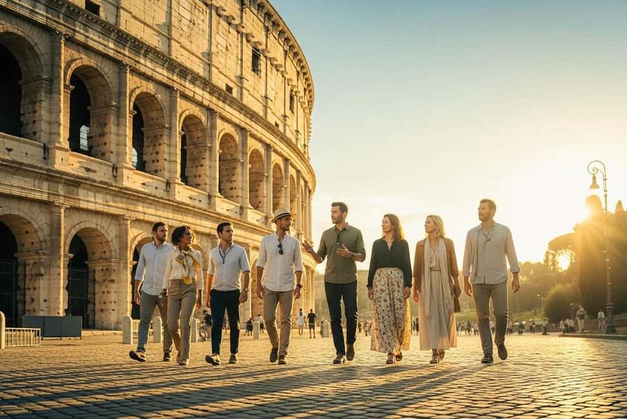 Rome: Colosseum Arena Twilight Tour & Imperial Forum Visit - Finishing at Trajan’s Column