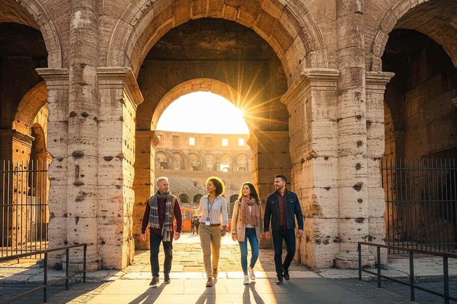 Rome: Colosseum Arena Twilight Tour & Imperial Forum Visit - Guide quality makes the difference