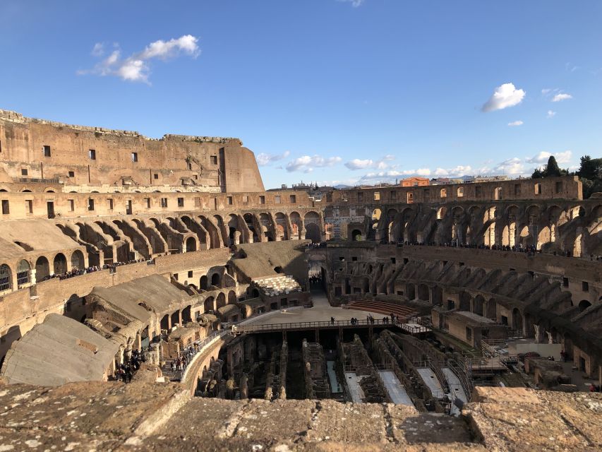 Rome: Colosseum Express Guided Tour with Arena Access Option - Meeting point, security, and what to carry
