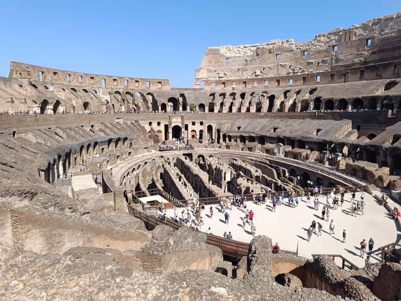 Rome: Colosseum, Forum and Palatine Hill - Entering the Colosseum’s first and second levels