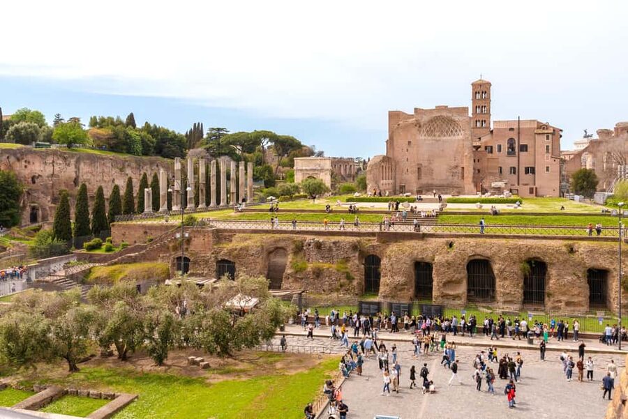 Rome: Colosseum, Forum, and Palatine Tour - Entering the Colosseum Through Tiers One and Two