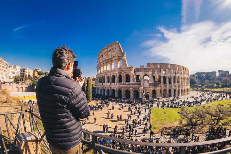 Rome: Colosseum & Forum Experience with Free Audio Guide App - Entering the Colosseum with timed access