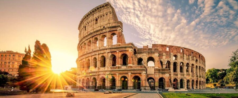 Rome: Colosseum, Roman Forum, and Palatine Hill Experience - Entering the Colosseum near the Arch of Constantine
