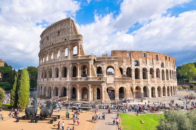 The Colosseum from the Via dei Fori Imperiali