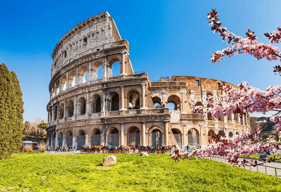 Rome: Colosseum, Roman Forum, & Palatine Hill + Audioguide - Walking through the Roman Forum