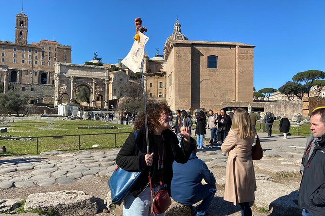 Rome: Colosseum, Roman Forum & Palatine Hill Guided Tour - Entering the Colosseum through the first and second levels