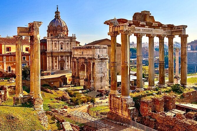 Rome: Colosseum, Roman Forum & Trajan's Market Exterior Tour - Palatine Hill and the view across ancient Rome
