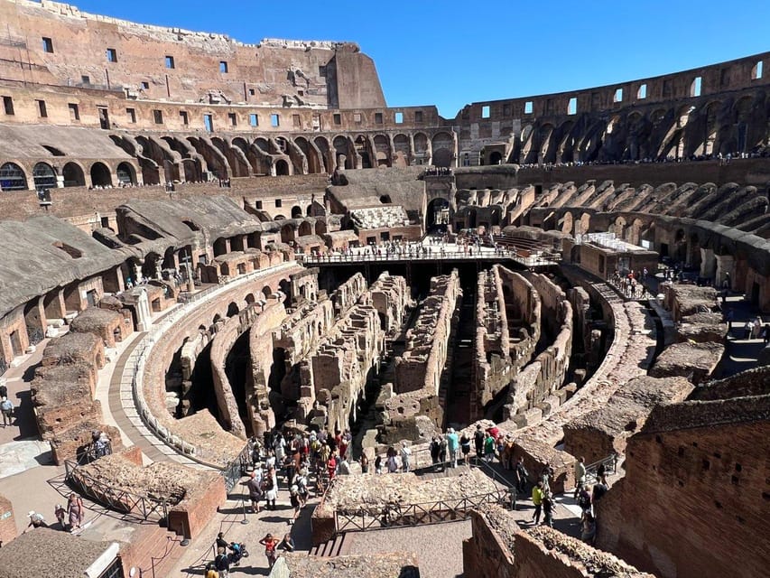 Rome: Colosseum Underground, Forum and Palatine Hill Private - Meeting point, timing, and what to carry