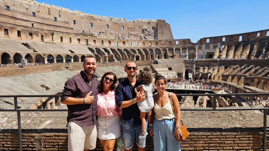 Rome: Colosseum Underground max 6 people - Looking down from the upper levels
