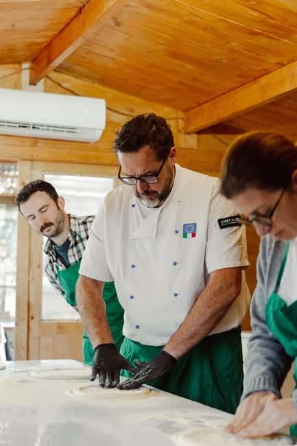 Rome: Combo Pizza and Pasta Cooking Class with Wine - Starting with pizza dough and the wood-fired oven