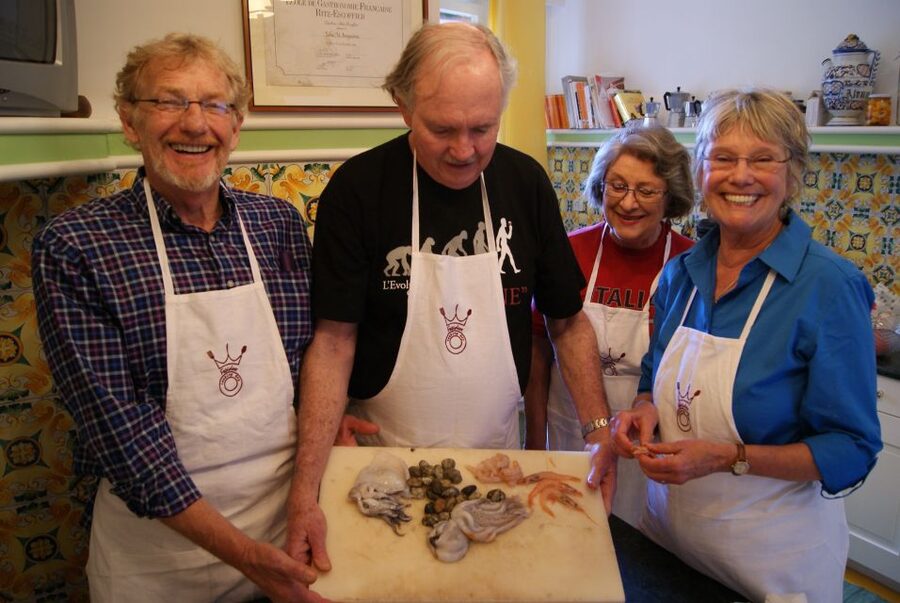 Rome Cooking Class & Gourmet Lunch - Cooking pasta in a former Roman princess’s home