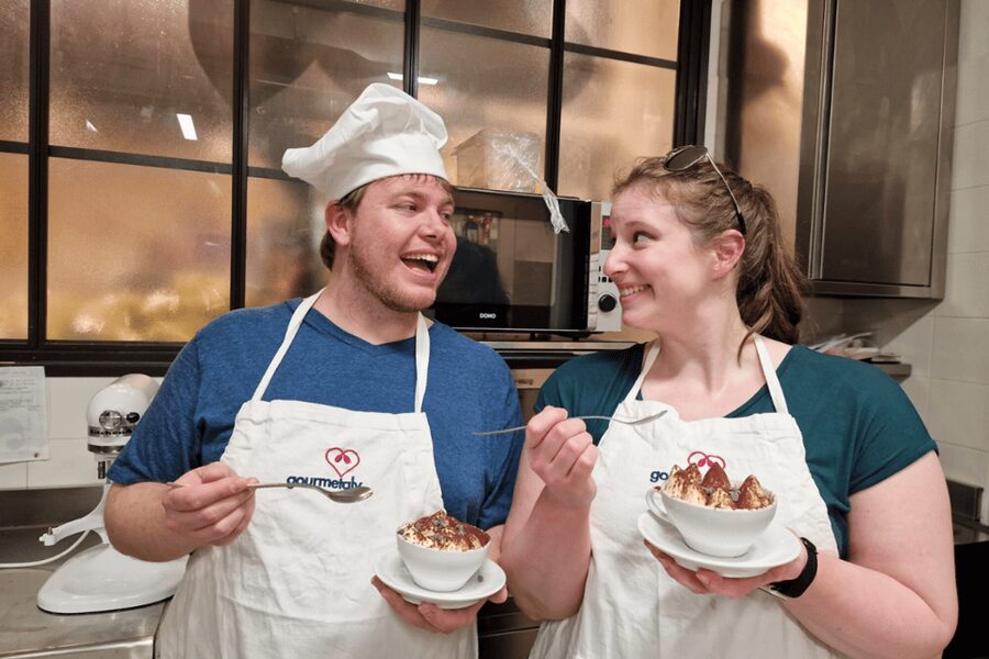 Rome cooking: Gelato & Tiramisu with savoiardi Baking class - From quality ingredients to the first baked biscuit