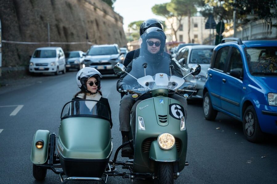 Rome: Day and Night Private Vespa Tour with Hotel Pickup - The Pyramid of Cestius Shows Rome’s Cultural Mix