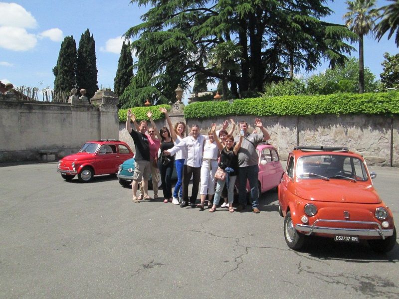 Rome Driving Tour By Vintage Fiat 500 - Why the convoy matters in Rome