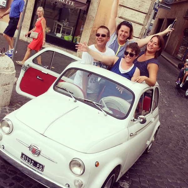 Rome Driving Tour By Vintage Fiat 500 - Circus Maximus and the feel of ancient Rome