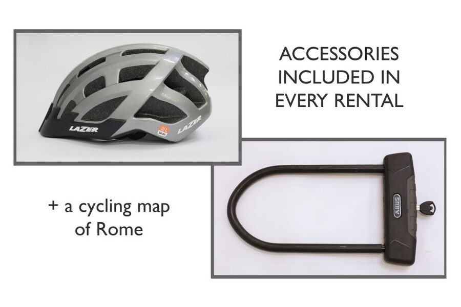 Rome: E-Bike Rental with Helmet and U-Lock - Key points to know before you book