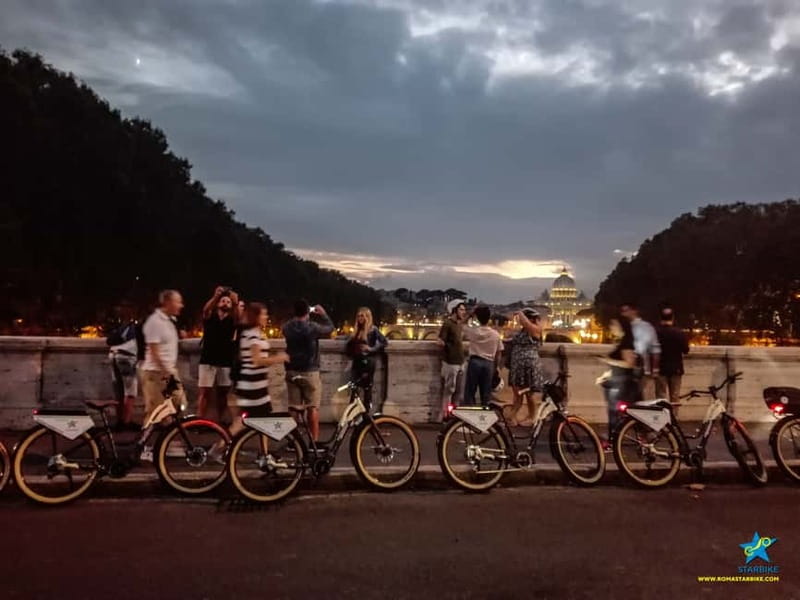 Rome: E-Bike Sunset Tour with Pizza Option - Trevi Fountain and Piazza di Spagna