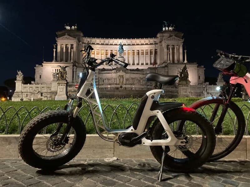 Rome: E-Bike Sunset Tour with Pizza Option - Castel Sant’Angelo and the riverside pause
