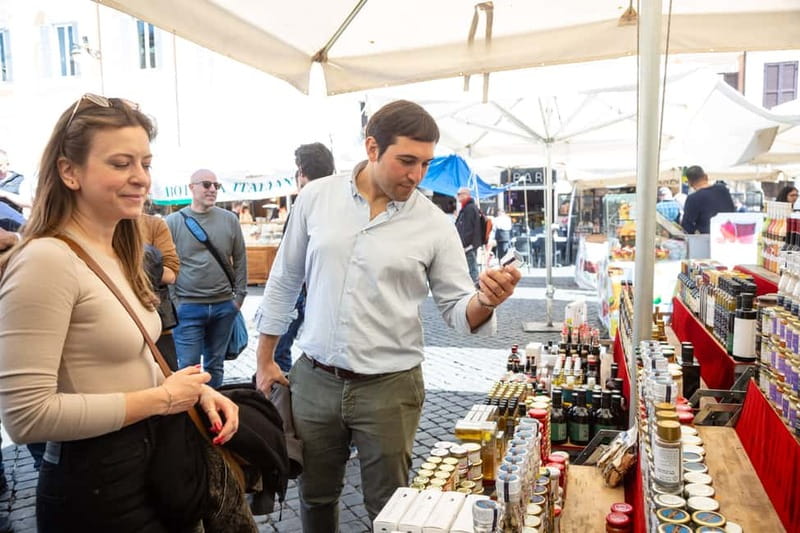 Rome: Eat Like a Roman Ghetto & Campo de' Fiori Food Tour - Piazza di San Simeone to Campo de’ Fiori